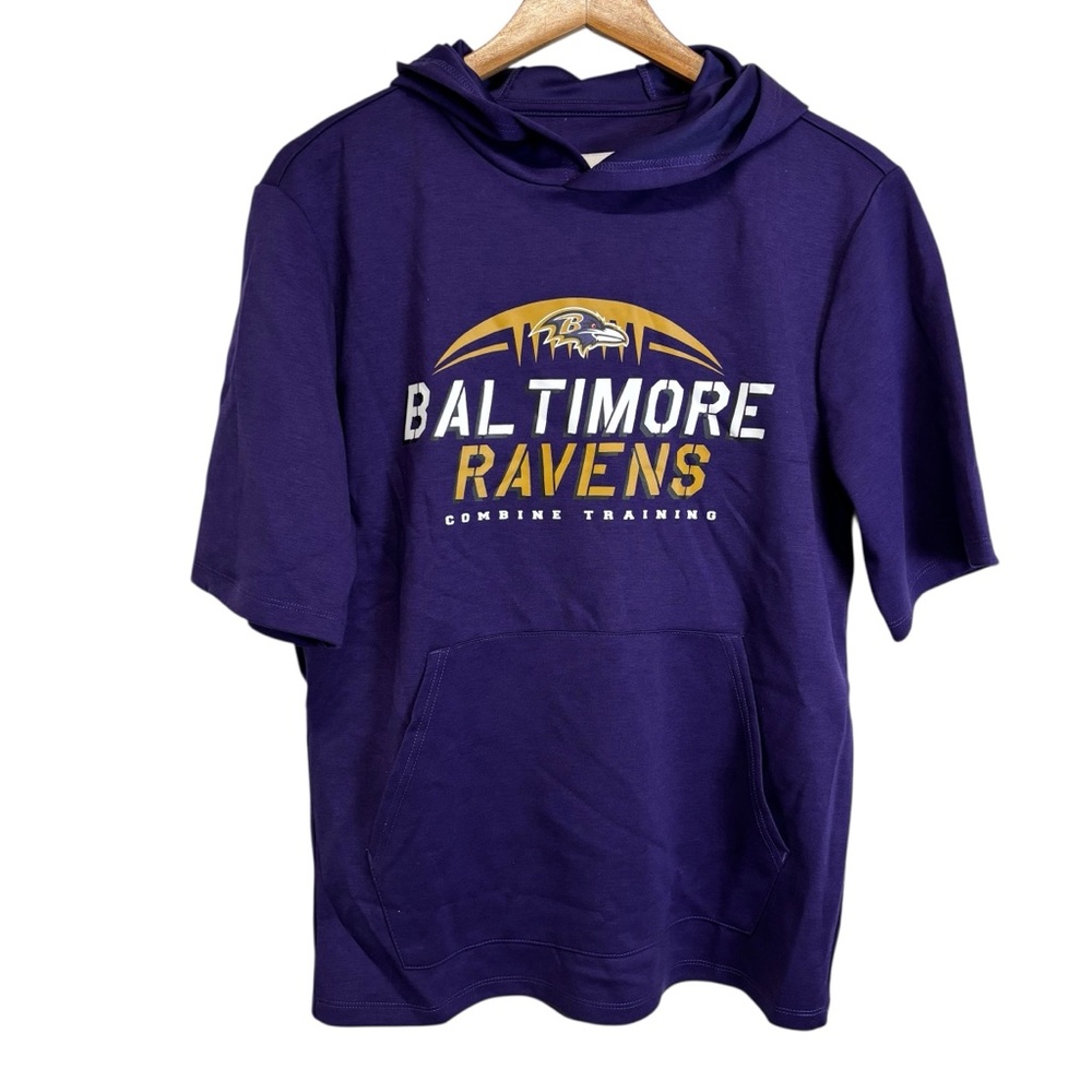 Men’s NFL Baltimore Ravens Combine Training Hooded SS